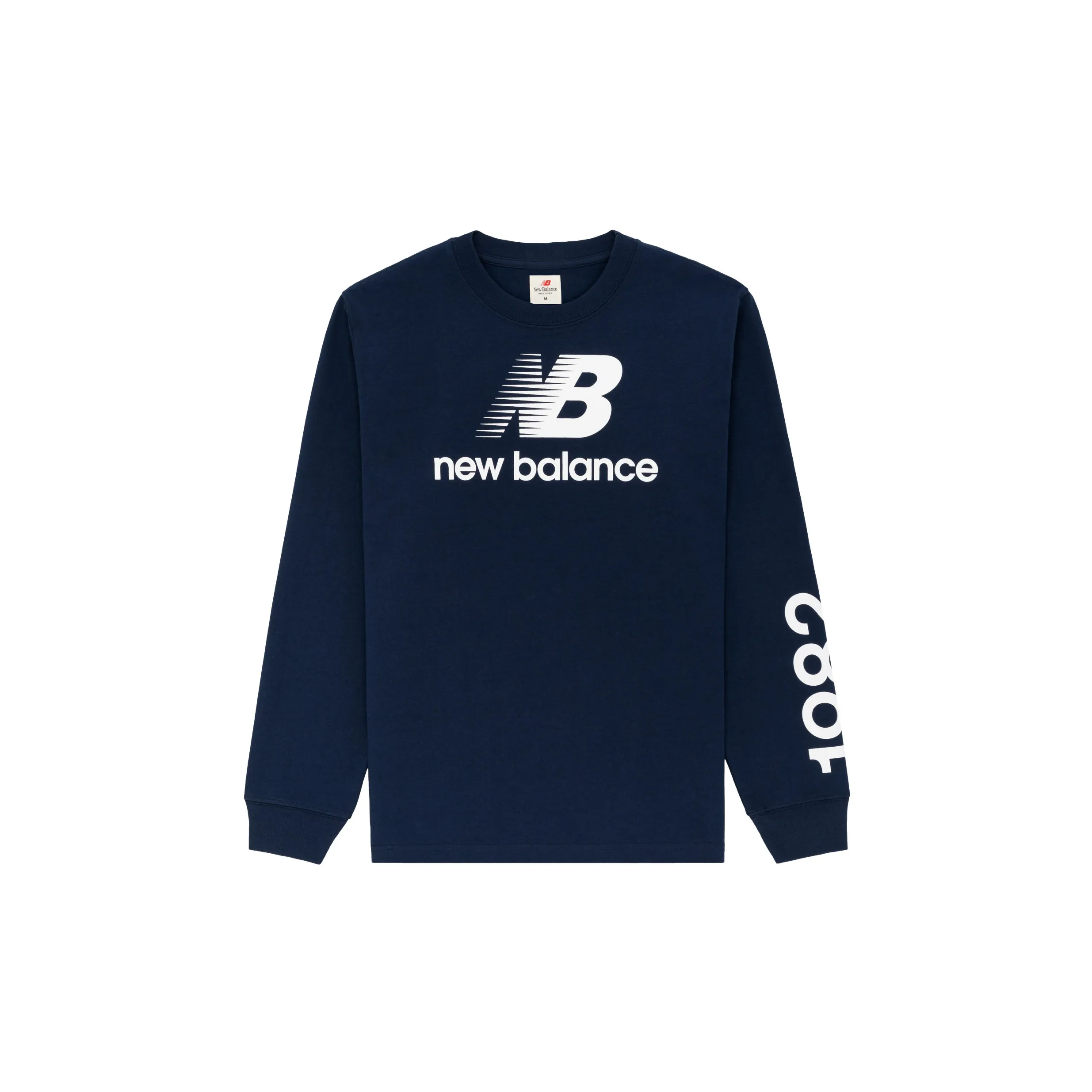 New Balance Teddy Made Темно-синий Унисекс Футболка