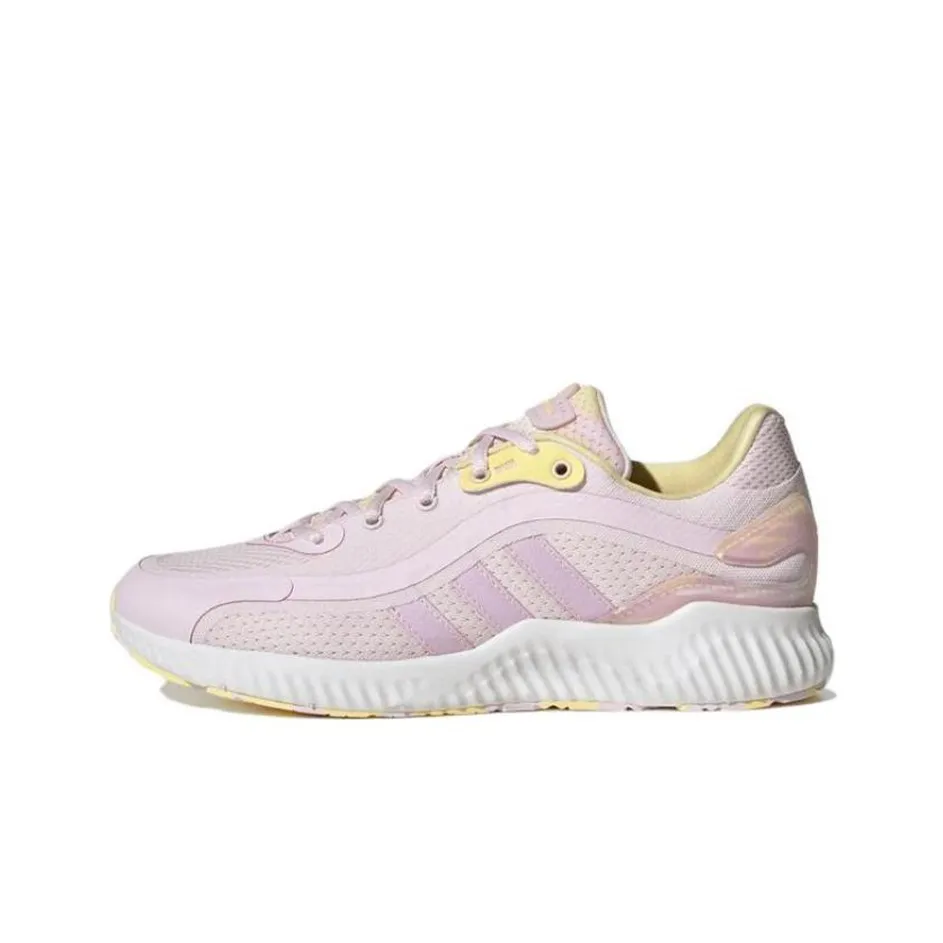 Adidas Jelly Bounce Устойчивый к истиранию Дышащий Низкий Топ Повседневные Беговые кроссовки Женские Розовые