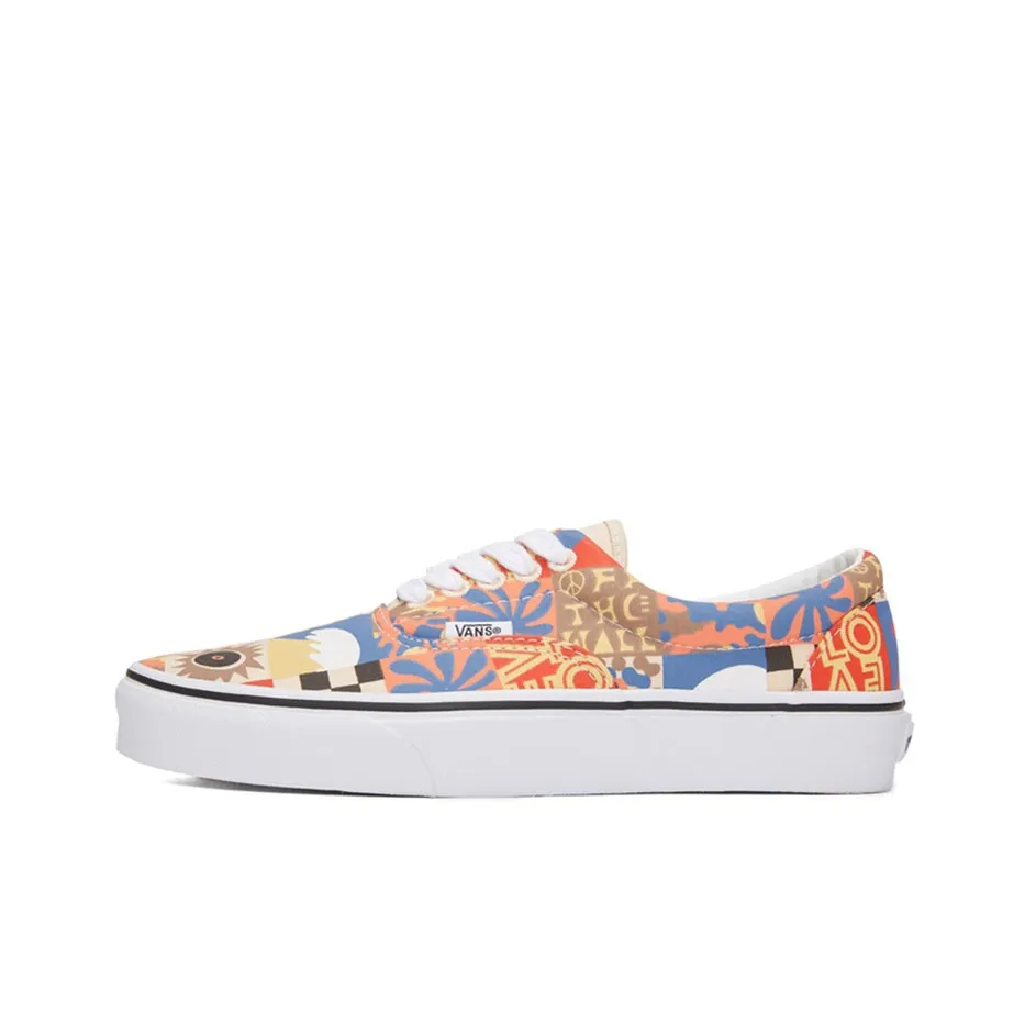 VANS Era Low Top Скейтборд Кроссовки Унисекс Синий Оранжевый