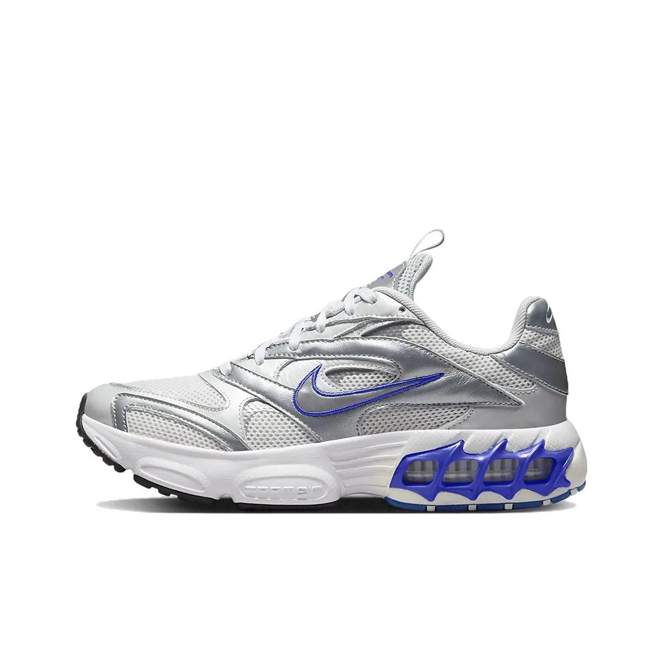 Nike Zoom Air Fire Metallic Silver Blue Women's