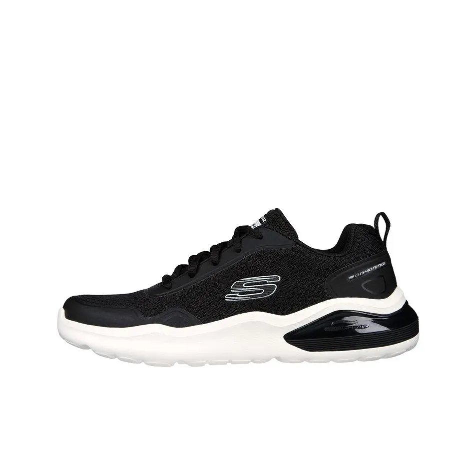 Skechers Air Cushioning Low Top Casual Shoes Men's Black White