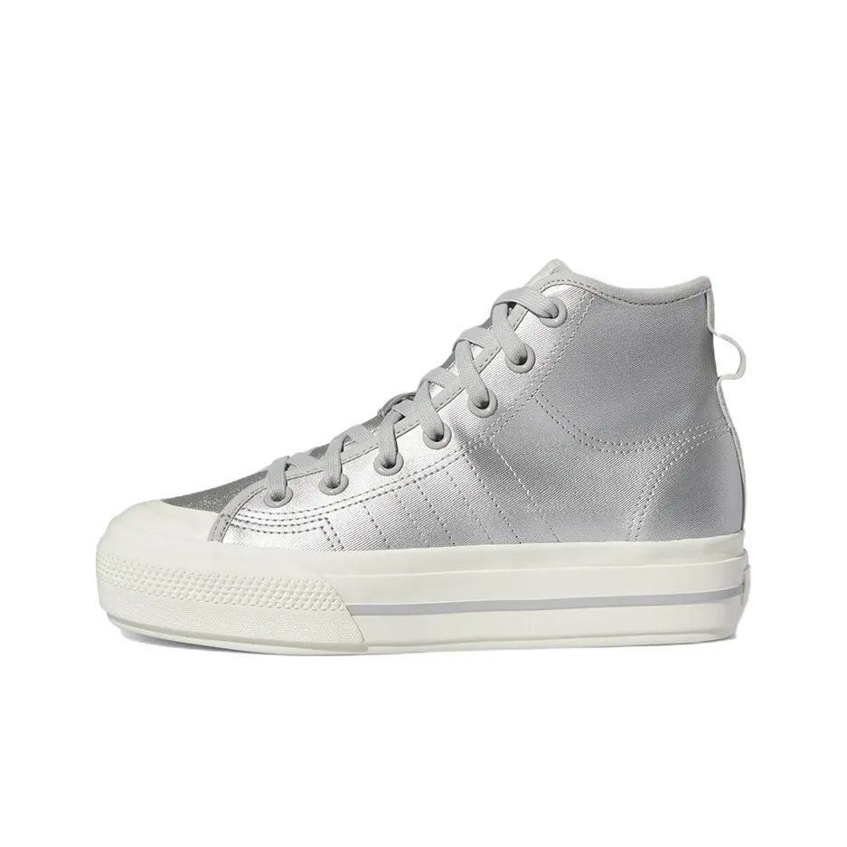 Adidas Originals Nizza Rf Platform Mid 'Sliver' Women's