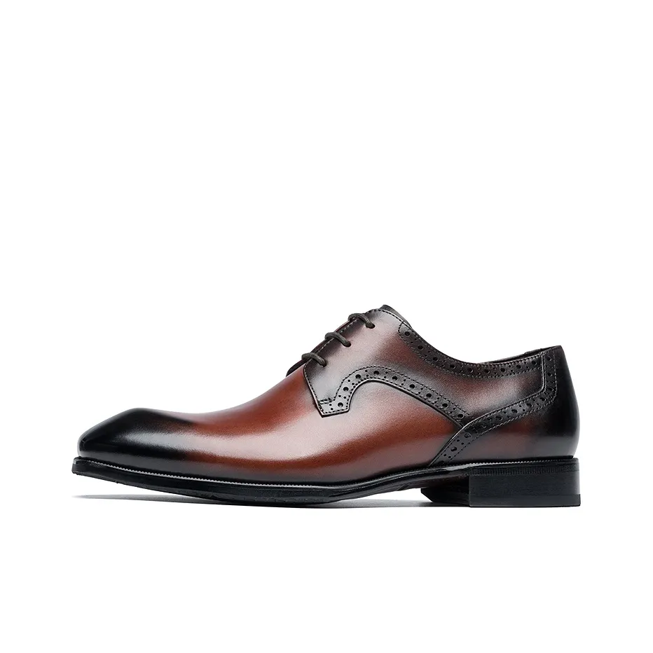 ROBERTA DI CAMERINO Dress Shoes Men's Red Brown