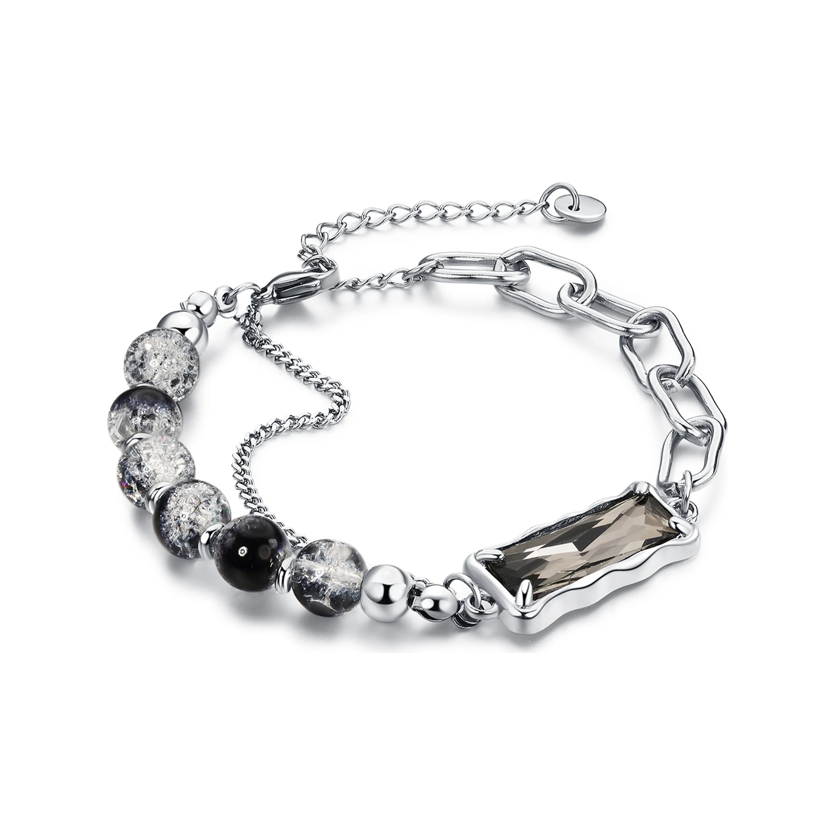 TEEX Черный Циркон Браслеты Унисекс