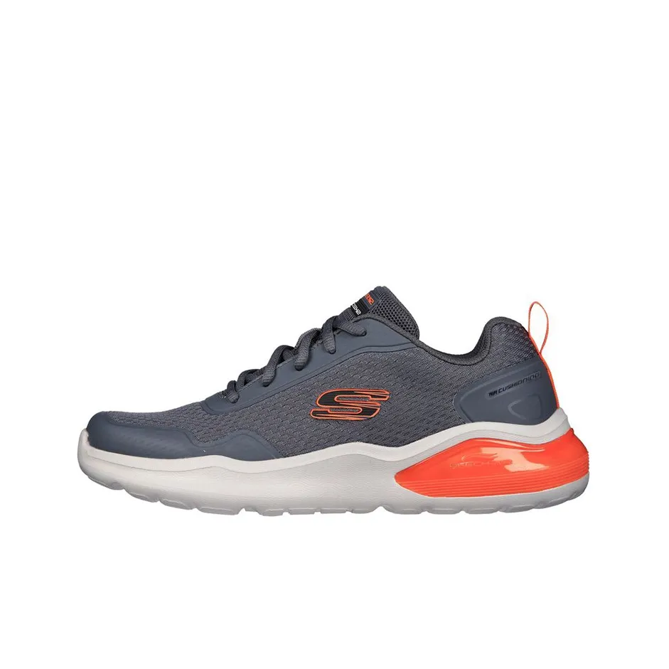Skechers Air Cushioning Low Top Casual Shoes Men's Orange Blue
