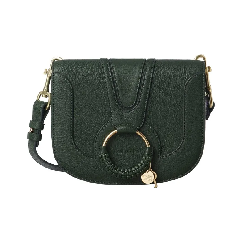 See By Chloe Hana с рельефной козьей кожей седельная сумка сумка через плечо женская яшмовый