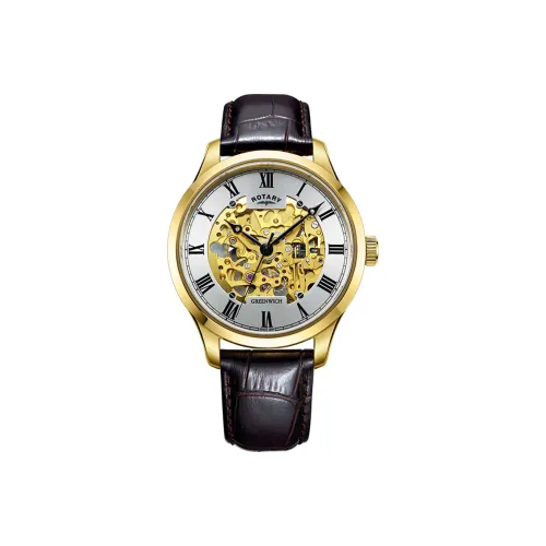Роторный Механический Movement Мужские часы Greenwich Series 41mm*41mm*32mm Золотой