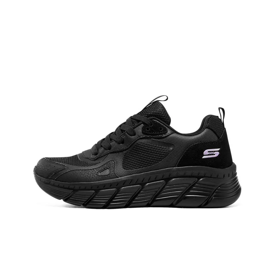 Skechers BOBS B FLEX HI Cushioning Anti Slip Wear Resistant Breathability Low Top Casual Shoes Women's Black