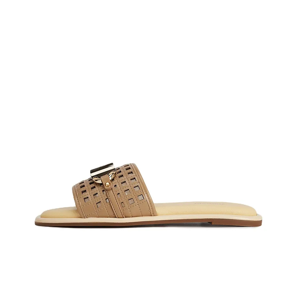 MICHAEL KORS KORS Hayworth Slippers Women's Camel