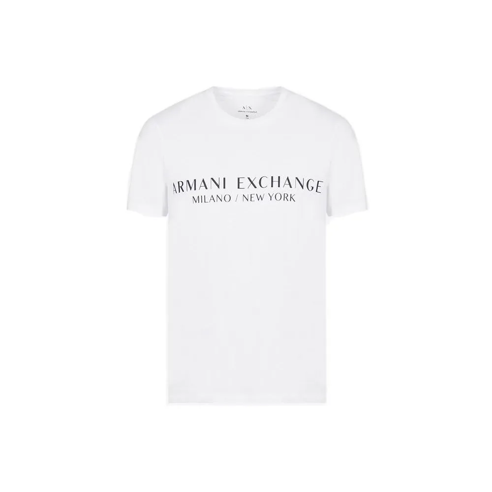 ARMANI EXCHANGE Logo Printed Crewneck T Shirt