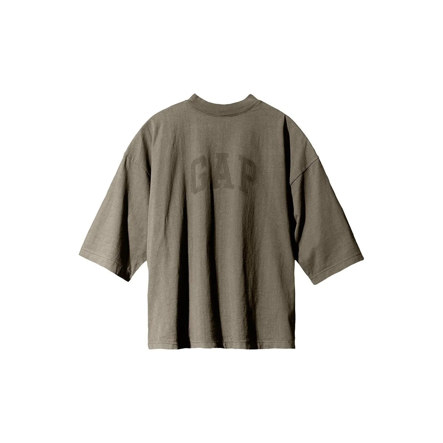 YEEZY x Gap X Balenciaga Sleeve Tee T Shirt Unisex Beige Umber