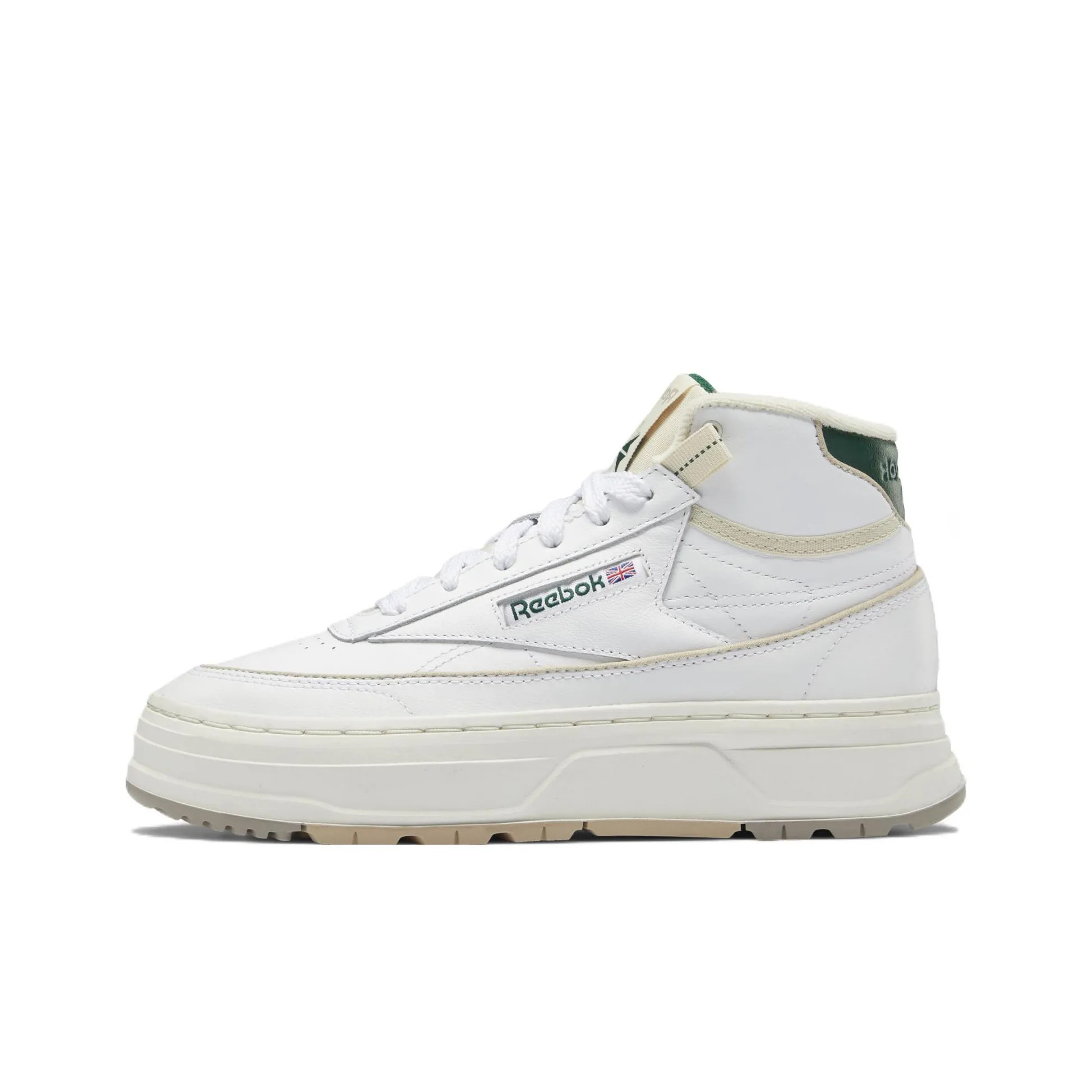 Reebok Club C Series Skateboard Shoes Women's Mid Top White/Green
