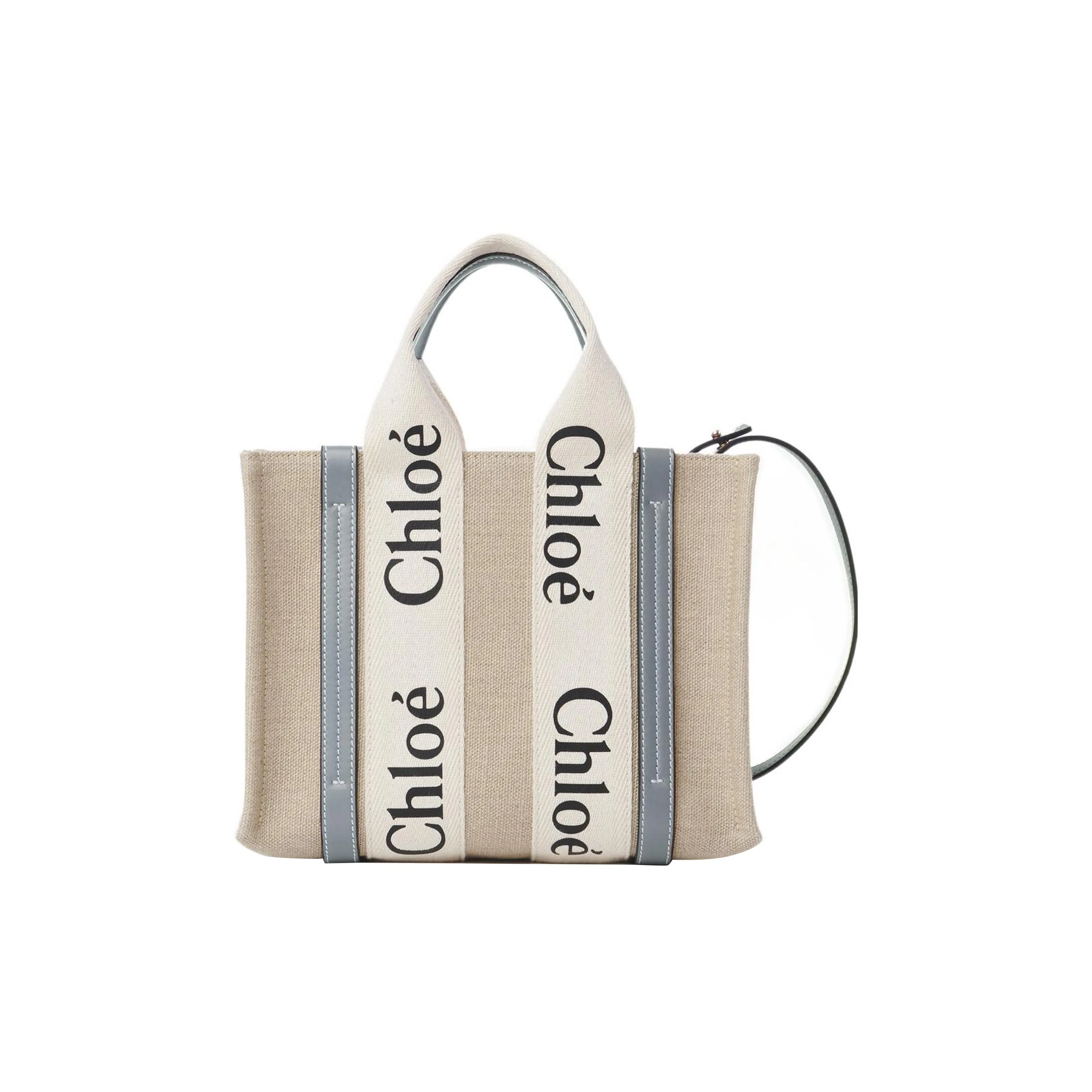 Chloe Woody Cow Leather Tote Bag, Shopping Bag, Handbag, Shoulder Bag, Crossbody Bag Trumpets Women's