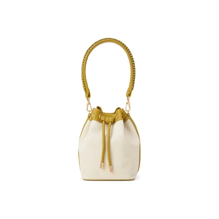 CHARLES&KEITH PU Bucket Bags One Shoulder Handbags Small Size Women's Multicolor
