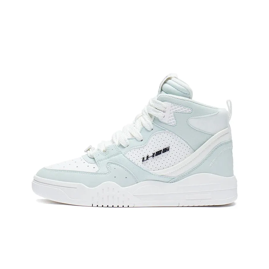 LiNing Yuebai High Top Sports Casual Shoes Women's Blue White