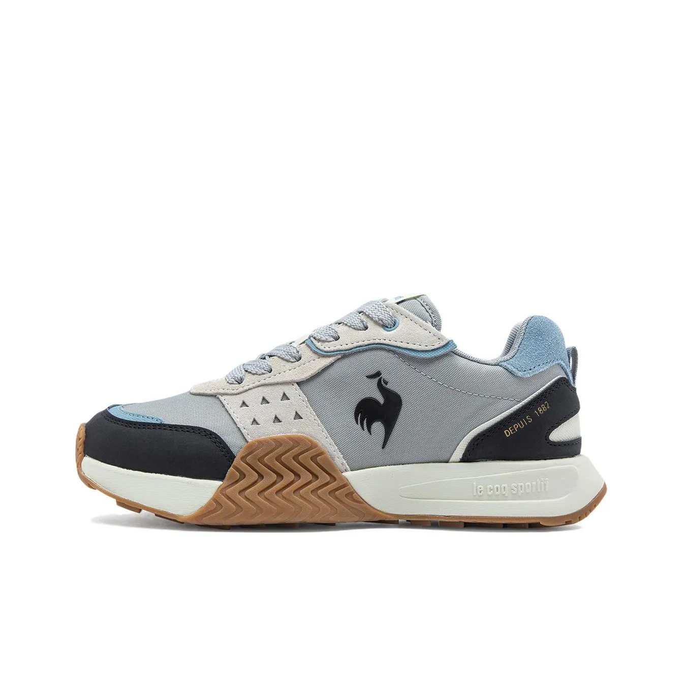 Le Coq Sportif Износостойкий и Легкий Casual Унисекс Синий Серый