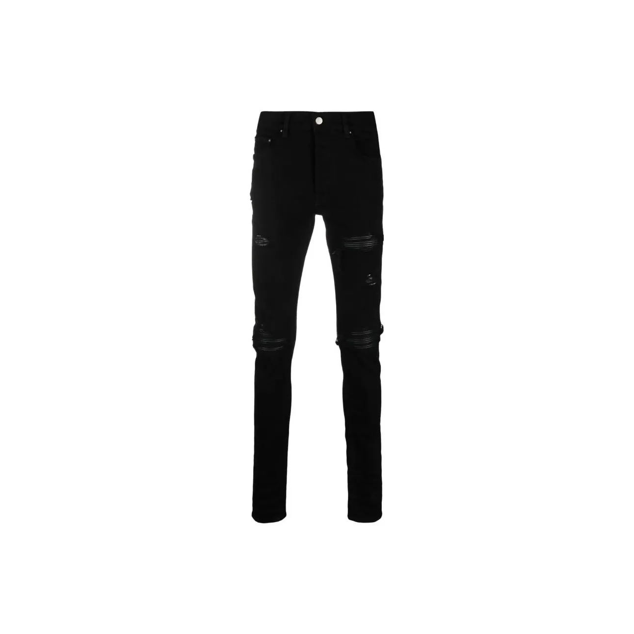 AMIRI Mx1 Distressed Tapered Leg Jeans
