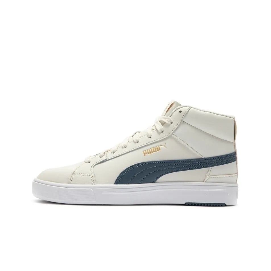 PUMA Serve Pro Lite MID Топ Скейтборд Кроссовки Унисекс Белый Зеленый