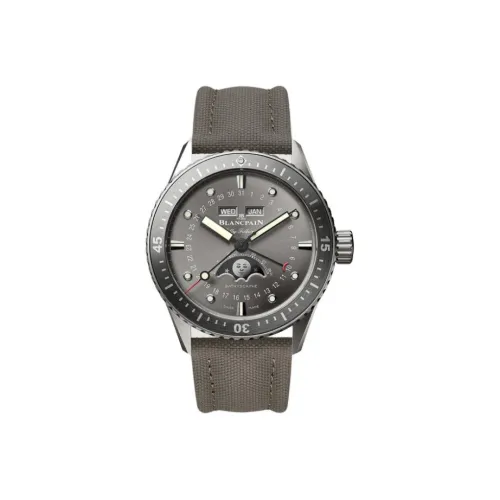 BLANCPAIN Автоматический Механический Движение Мужские FIFTY FATHOMS Часы 43 мм Серый