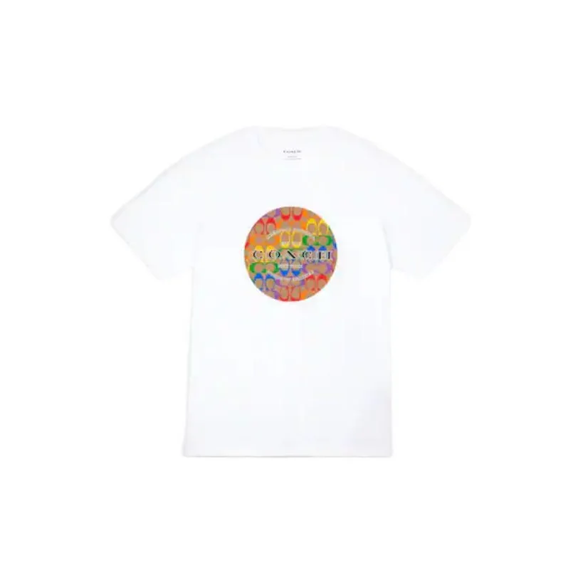COACH T Shirts Men's White