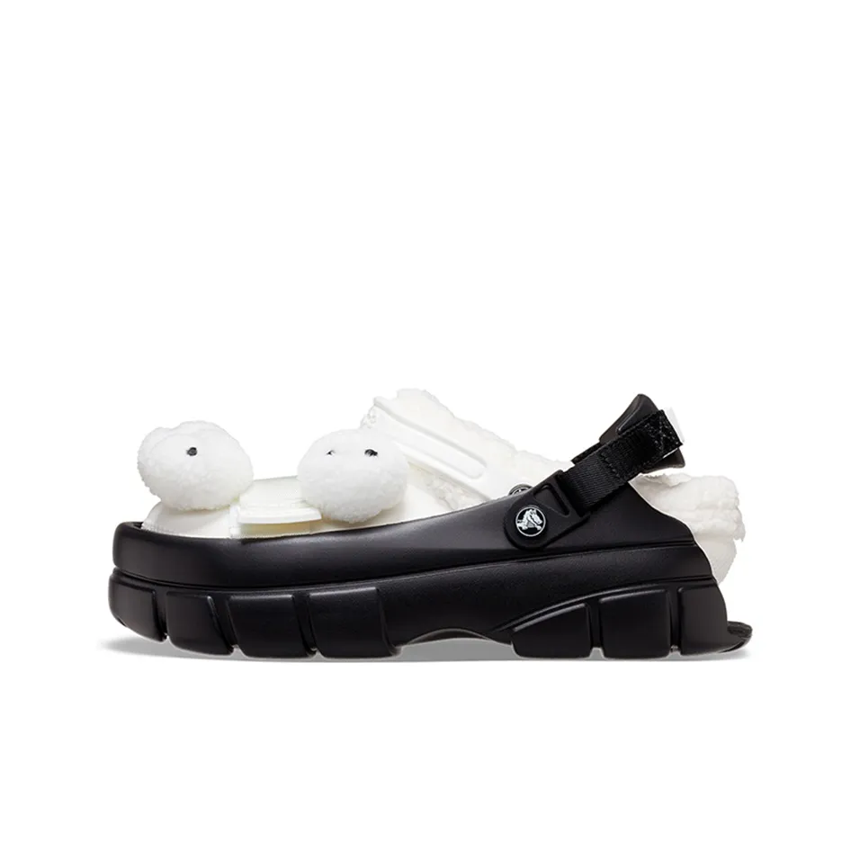 Sankuanz x Crocs Classic Clog Beach Sandals Unisex Black White