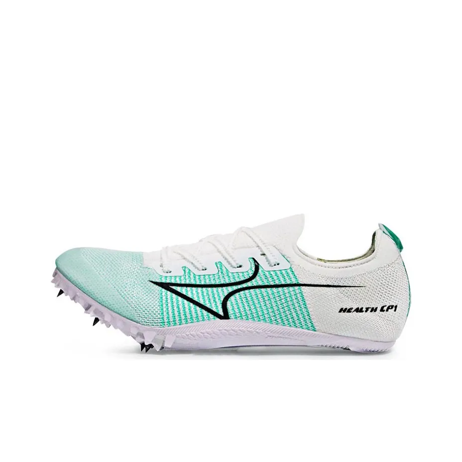 Здоровье x Здоровье CP1 Износостойкий Дышащий Низкий Топ Спринт Беговые кроссовки Унисекс Aqua Прозрачный