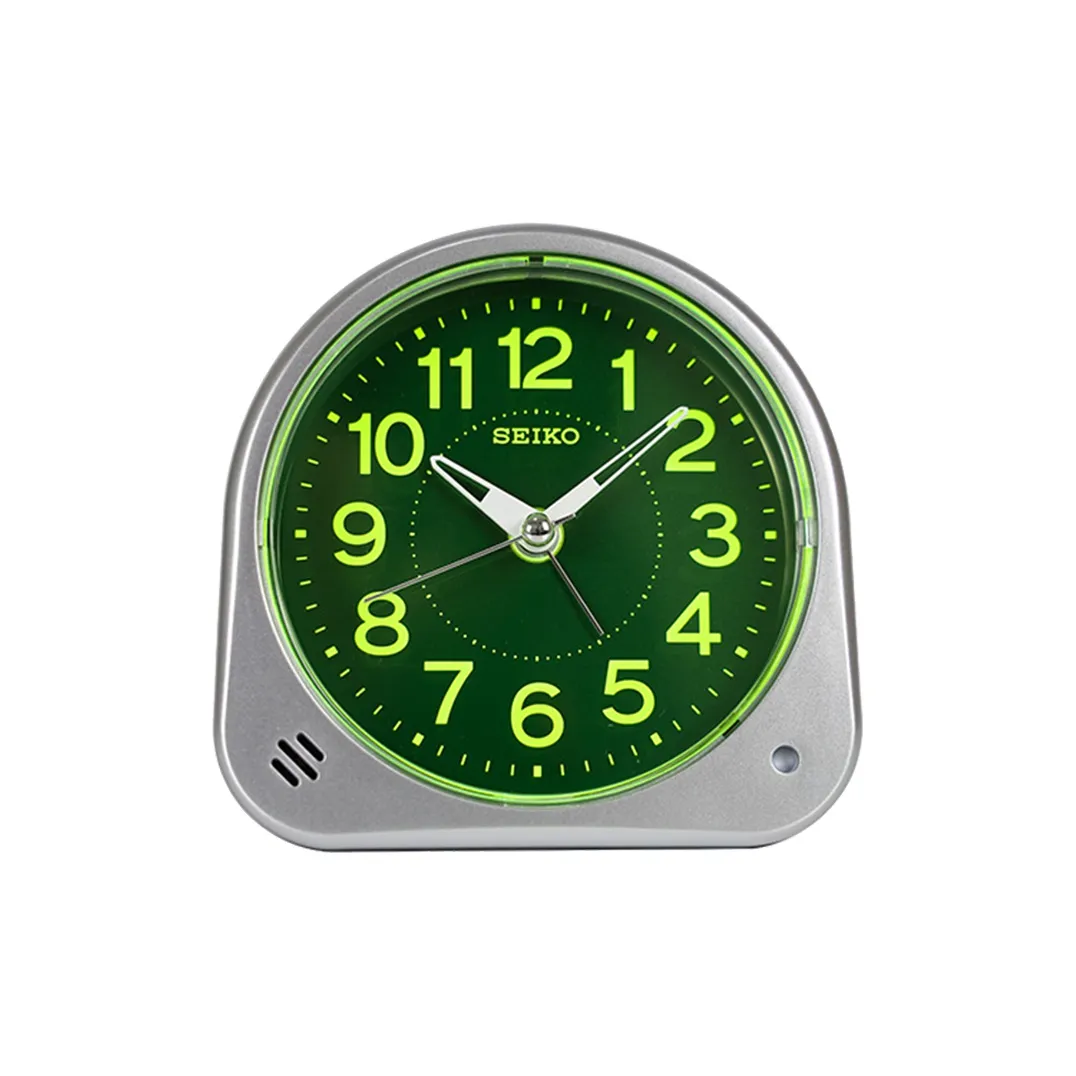 SEIKO Кварцевый механизм Будильник Унисекс Зеленый QHE188S