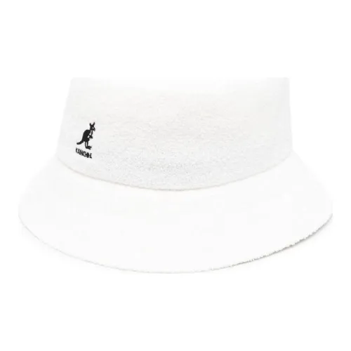 KANGOL Полиэстер Шляпа ведра Белая Унисекс