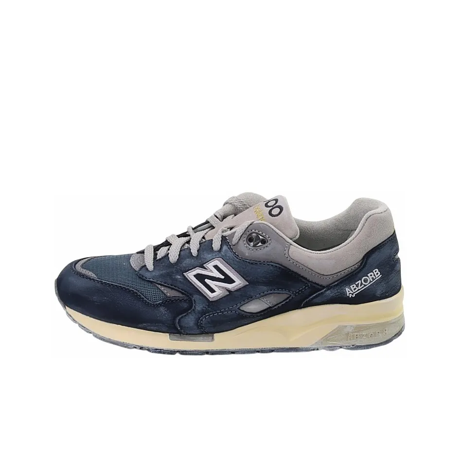 New Balance NB 1600 Low Топ Повседневные Беговые Кроссовки Унисекс Темно-Синий