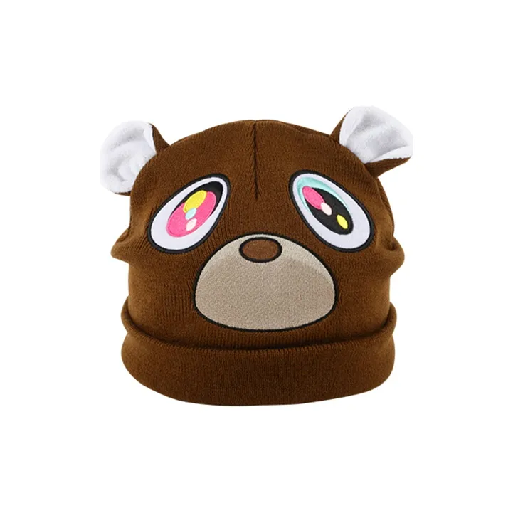 FREE RABBITⅡ Акриловая шапка-бини Бурый медведь Унисекс