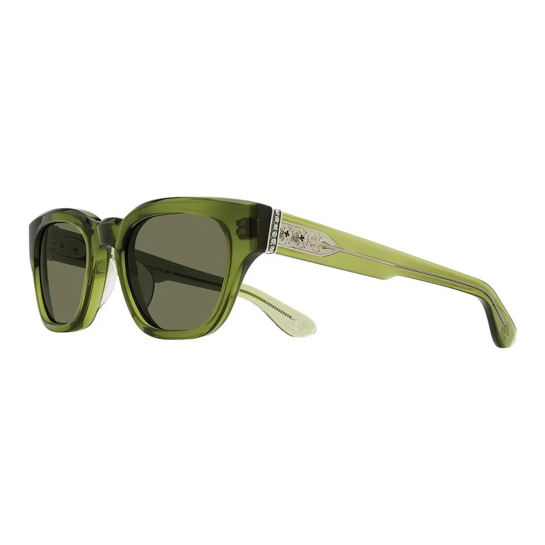 Chrome Hearts Plate Frame Square Sunglasses Unisex