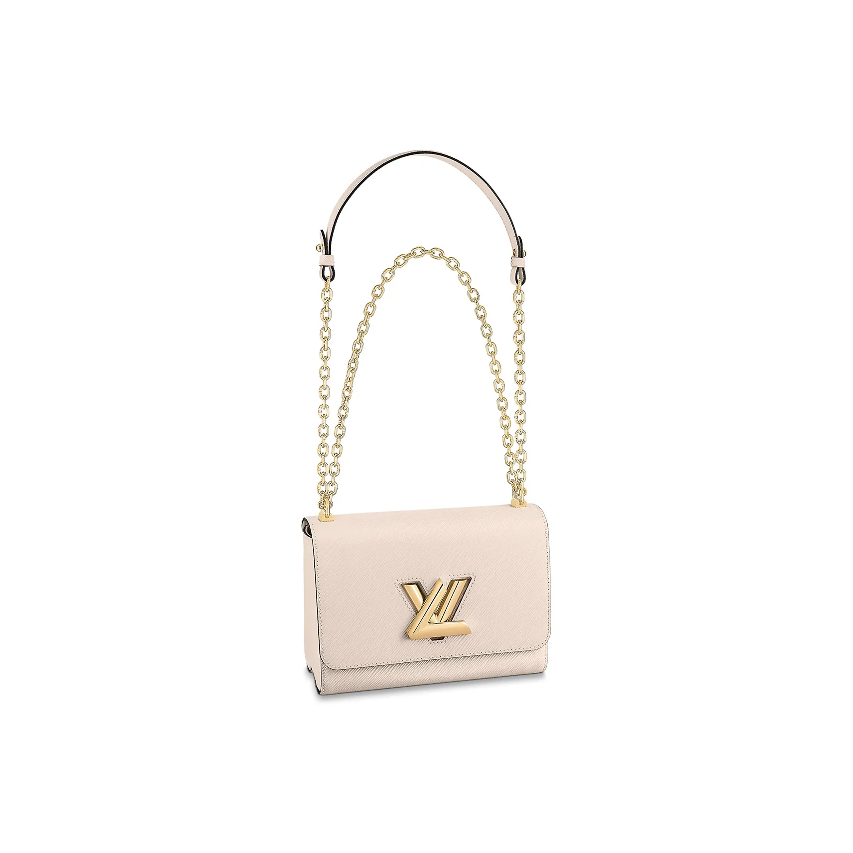 LOUIS VUITTON Twist Epi Grain Cow Leather Chain Bag Handbag, Shoulder Bag Medium Size Women's