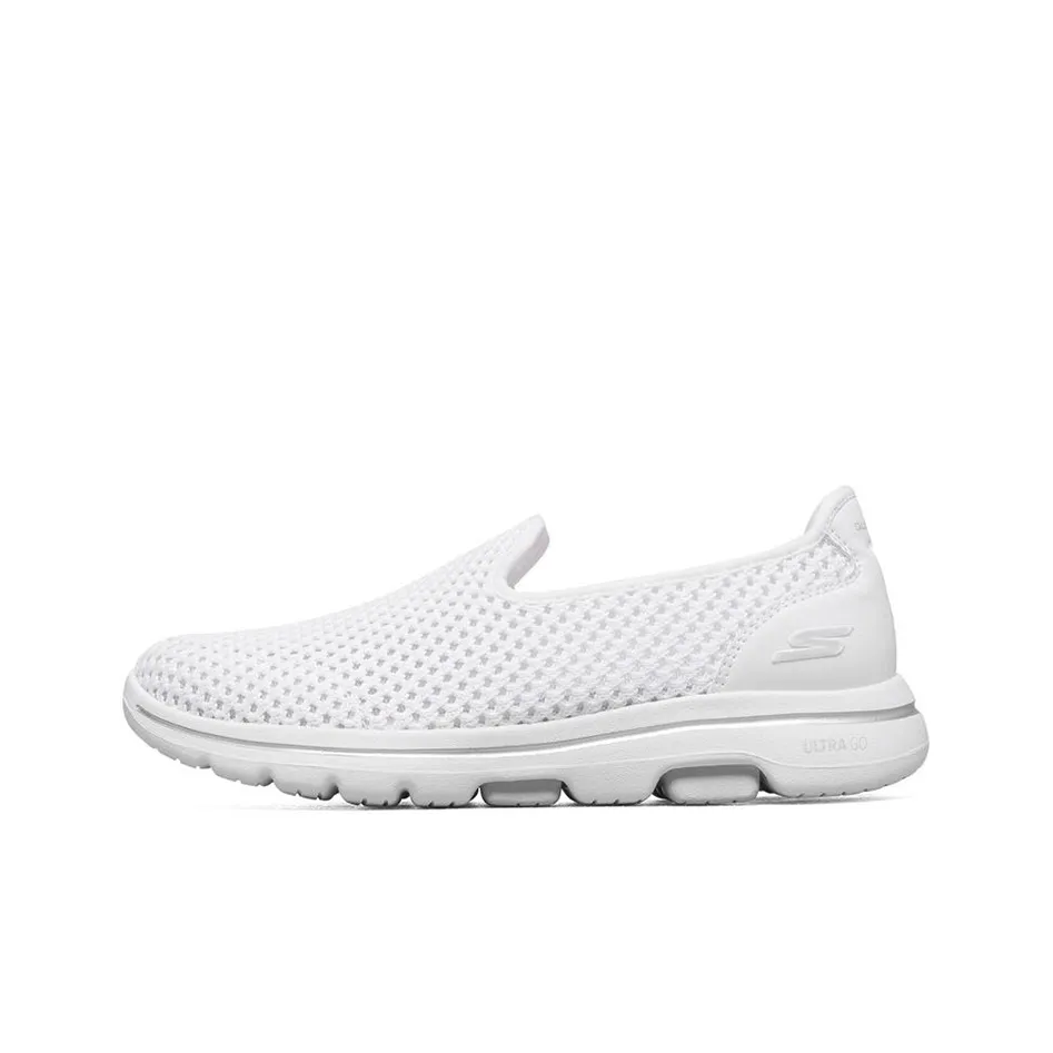 Skechers Go Walk 5 Low Топ Повседневная обувь Женская Белая