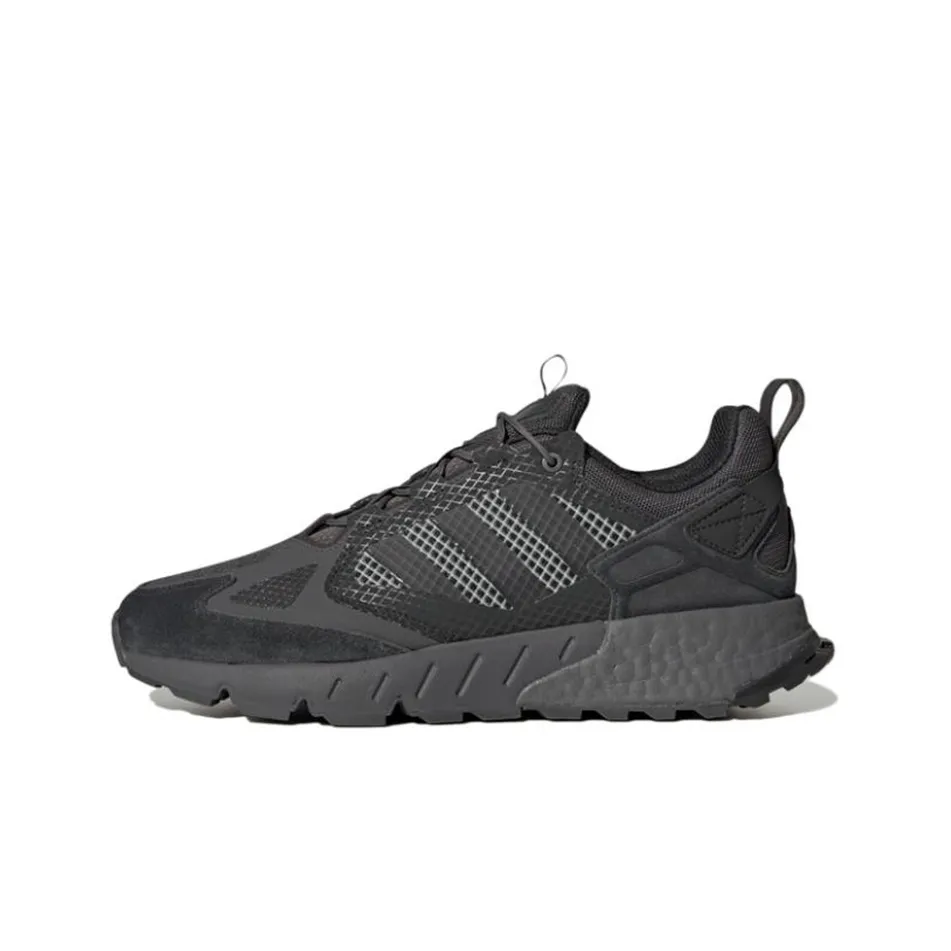 Adidas Originals ZX 1K Boost 2,0 Устойчивый к истиранию Низкий Топ Casual Унисекс Черный