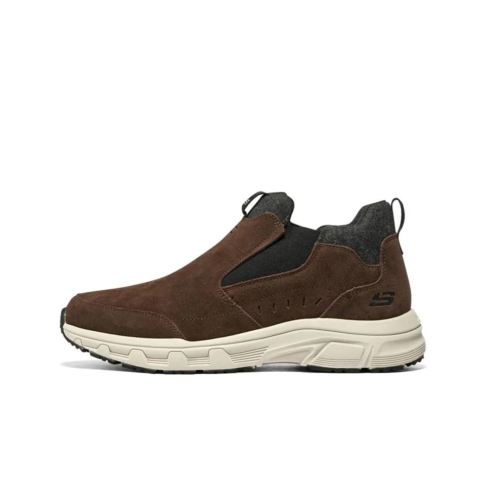 Skechers Lifestyle Oak Canyon Low Top Casual Shoes Men's Brown Black