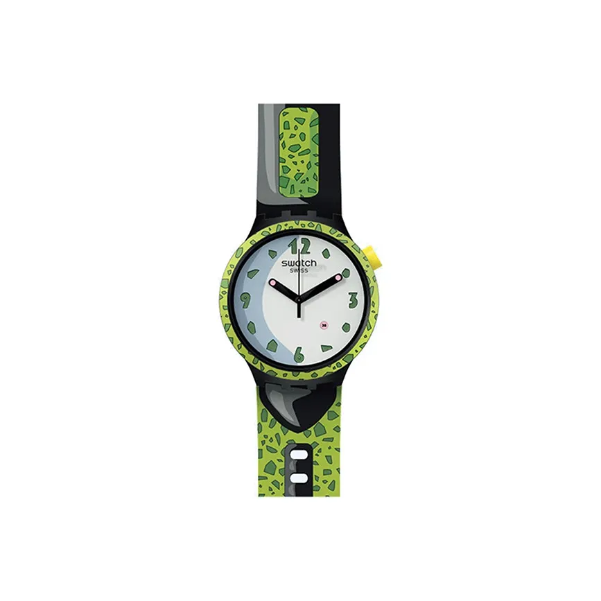 Swatch Quartz Movement Унисекс Часы 47 мм Белые