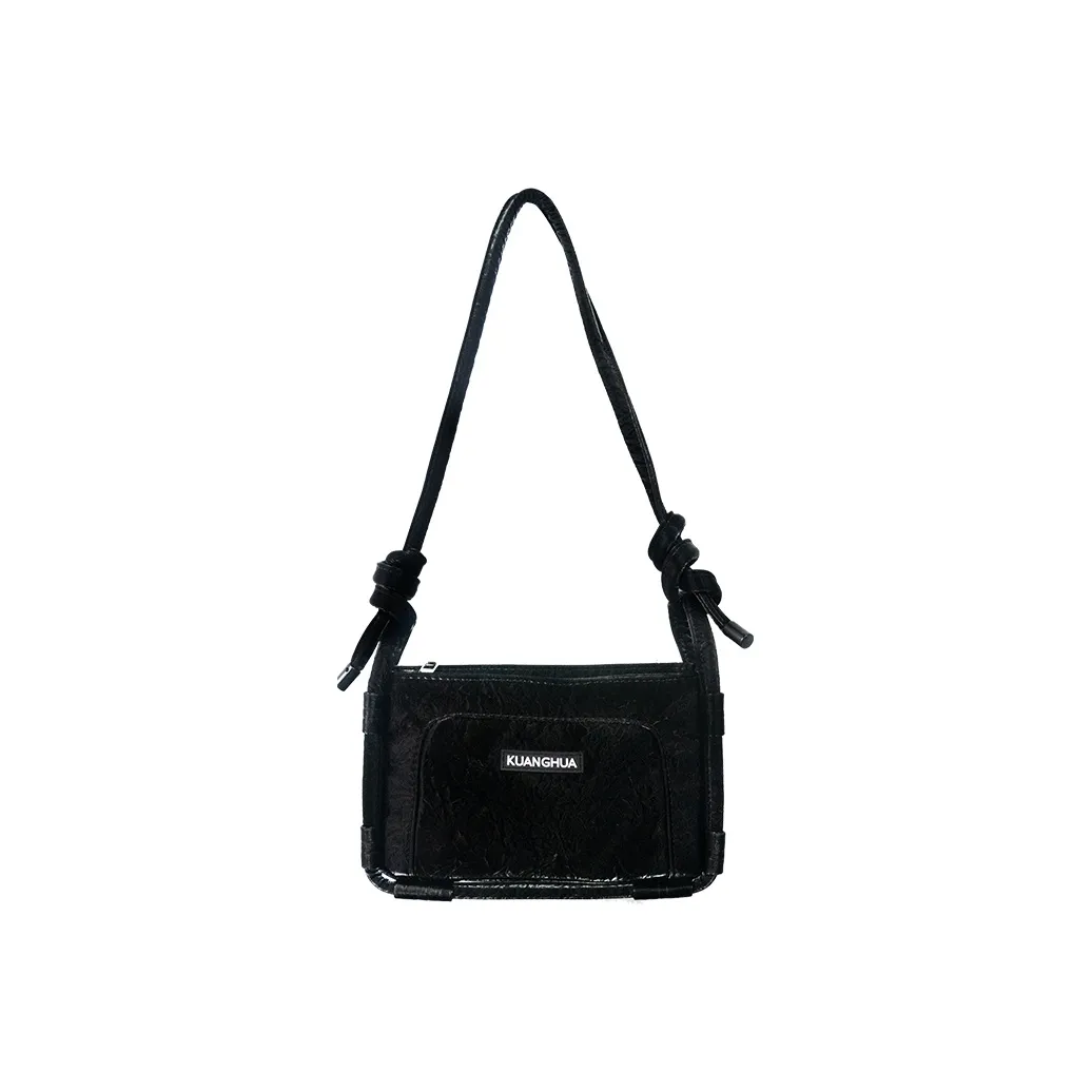 Kenghua Village Хлопок Горячая девушка Сумка на плечо Женская Черная