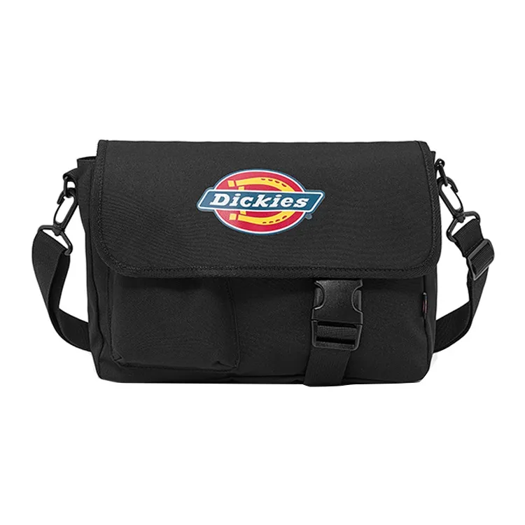 Dickies Полиэстер Курьерская Сумка Сумка через плечо Стандартная Унисекс Черная