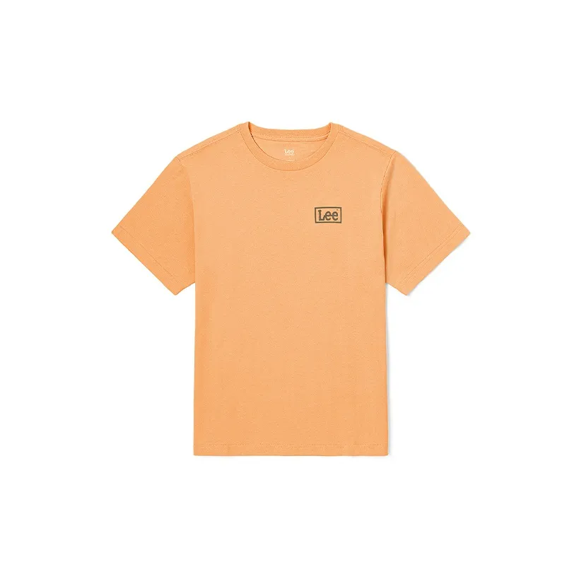 Lee FW22 Straight Fit T Shirt Men's Salmon