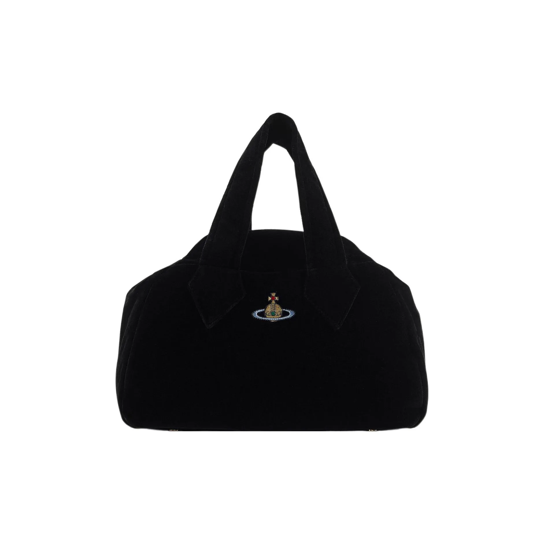 Vivienne Westwood Cotton Handbag Medium Size Women's Black