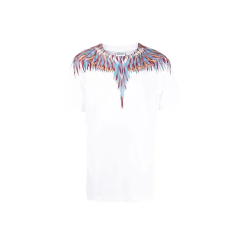 marcelo burlon Белая Мужская Рубашка