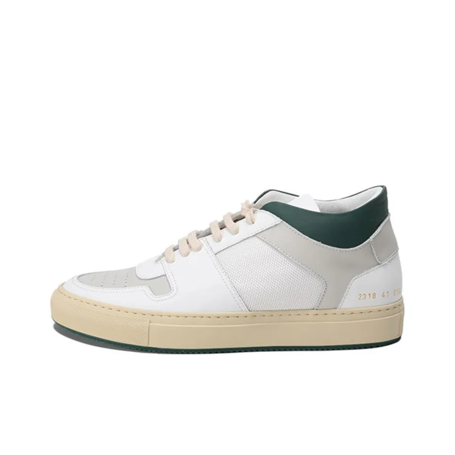 COMMON PROJECTS MID Топ Скейтборд Кроссовки Мужские Белые