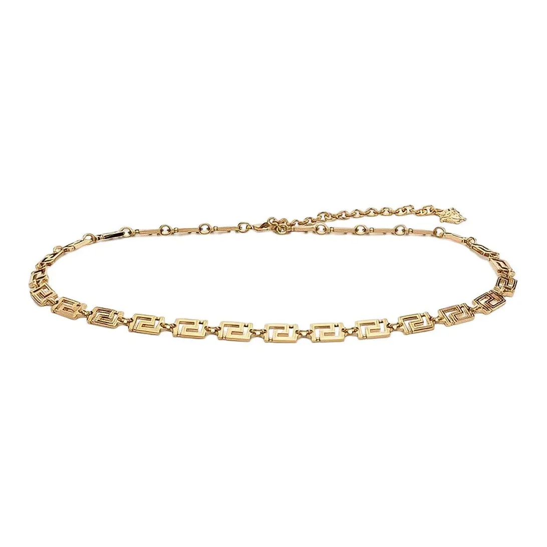 VERSACE Greca Medusa Pendant Chain Belt