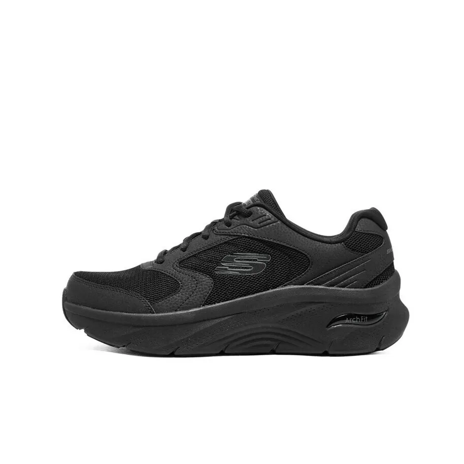 Skechers ARCH FIT D'LUX Низкий Топ Casual Мужской Черный