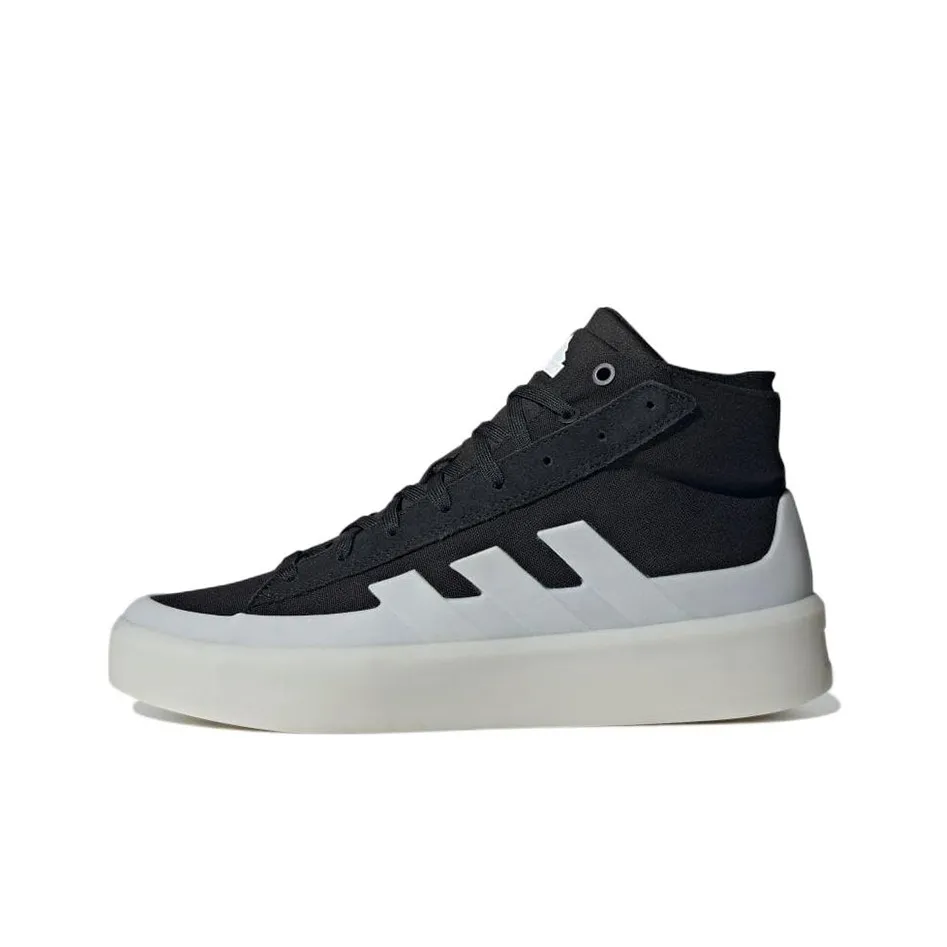 Adidas Znsored Slip Resistant Abrasion Resistant High Топ Скейтборд Кроссовки Мужские Черно-белые