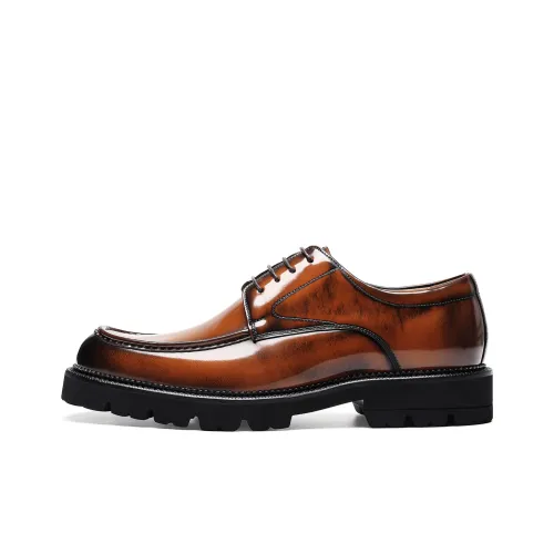 ELLE HOMME Туфли Low Топ Желто-коричневый Мужские