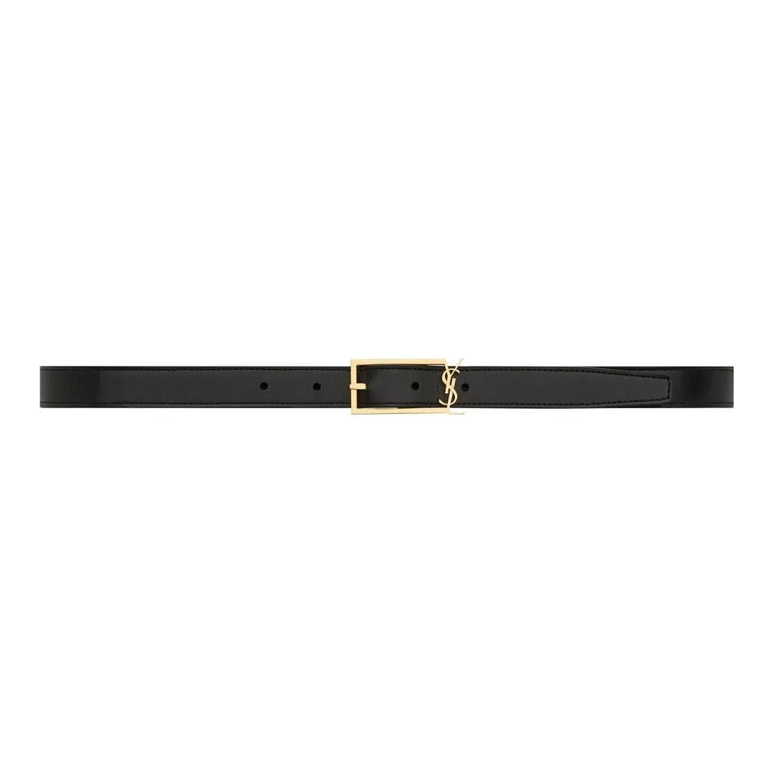 SAINT LAURENT Logo buckle Belt