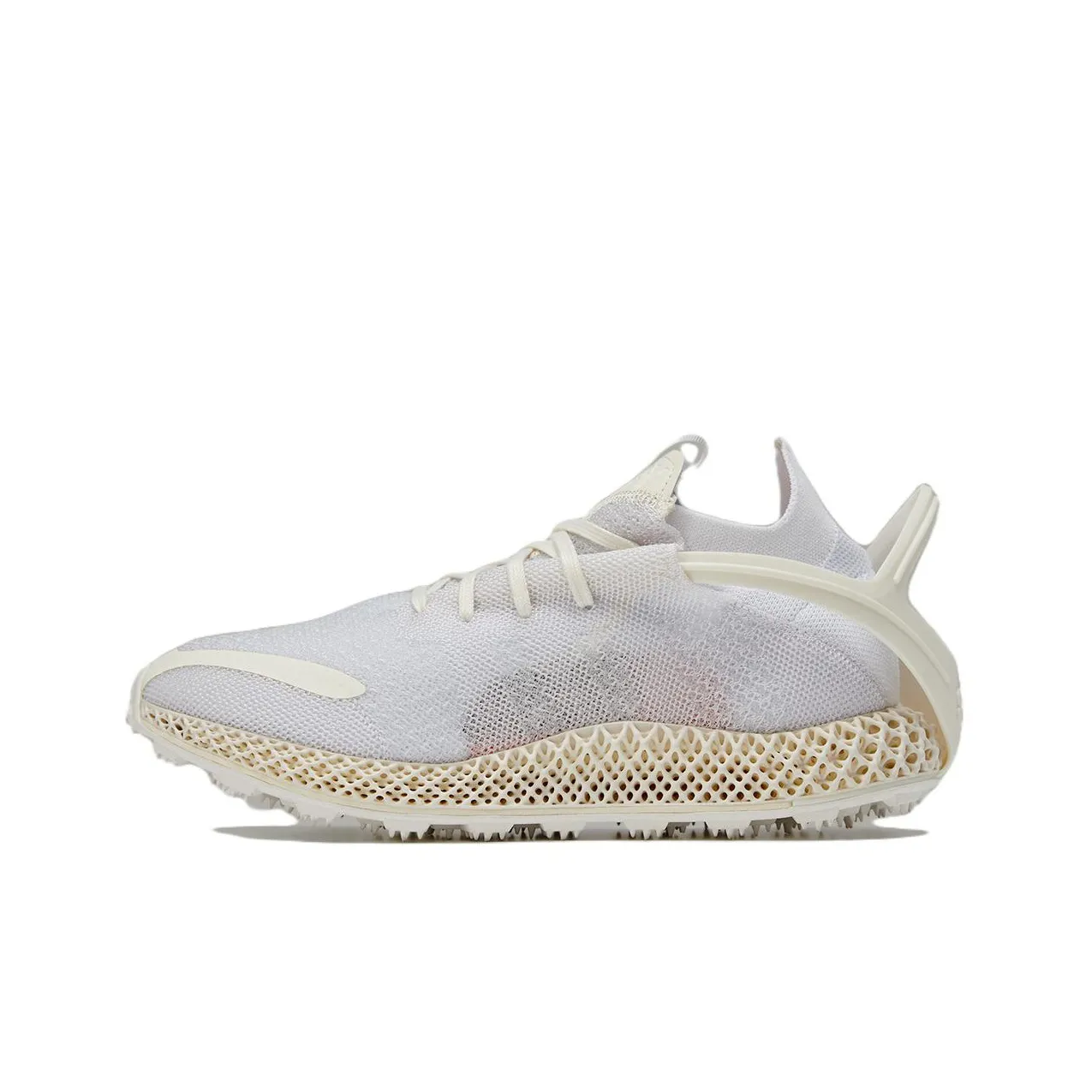 Y 3 4D Runner Slip-resistant Abrasion-resistant Breathable Low-Top Running Shoes Unisex White Y 3 4D Runner Противоскользящие Устойчивые к износу Дышащие Низкие Беговые Кроссовки Унисекс Белые