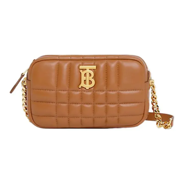 Burberry Lola Bag Sheepskin Camera Bags Crossbody Bag Shoulder Bag Women's Brown