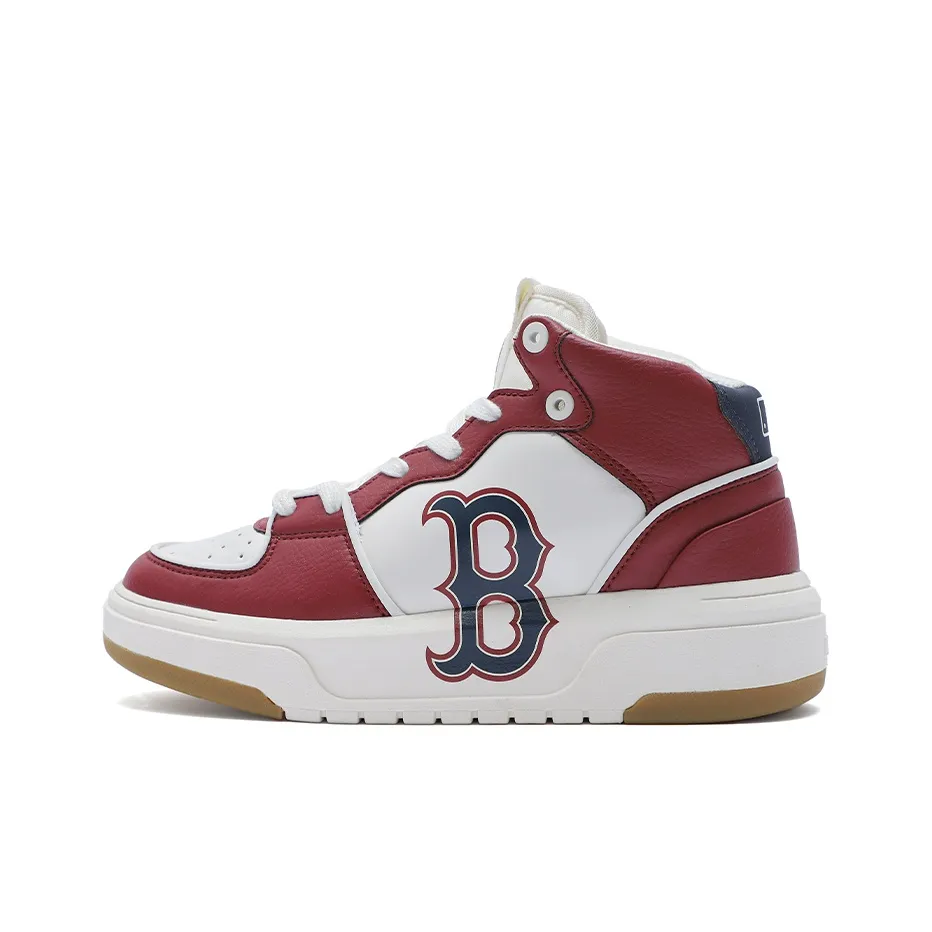 Mlb Base Logo Chunky Liner High Топ Скейтборд Кроссовки Унисекс Красный